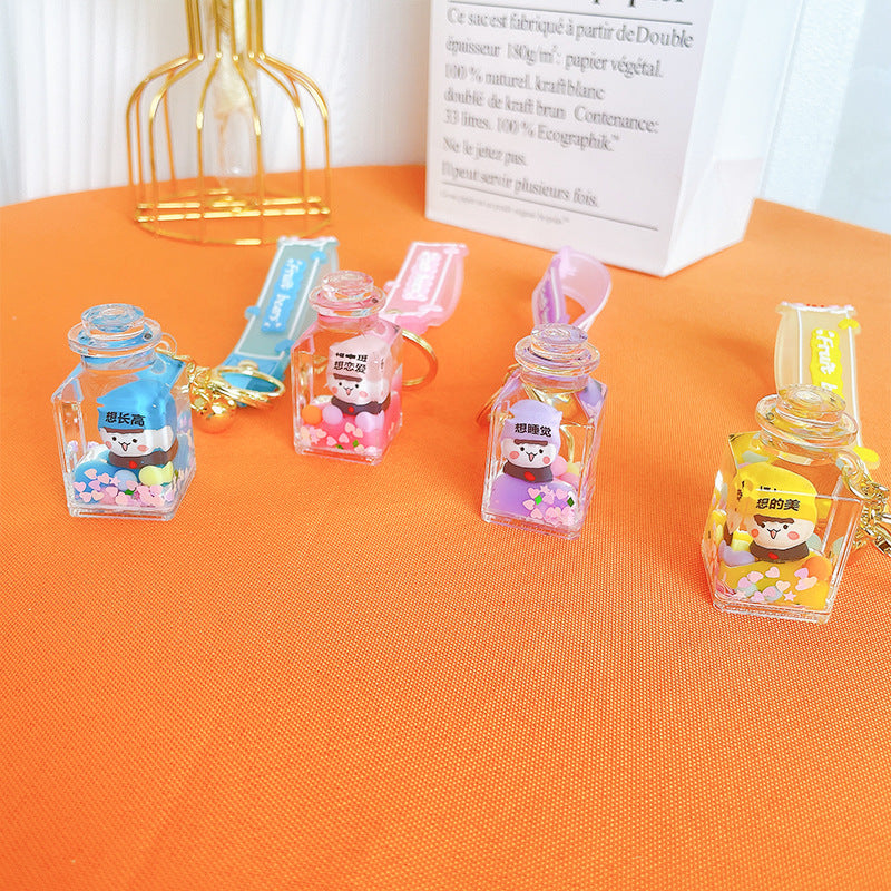 Wholesale Bear Figure Acrylic Keychains